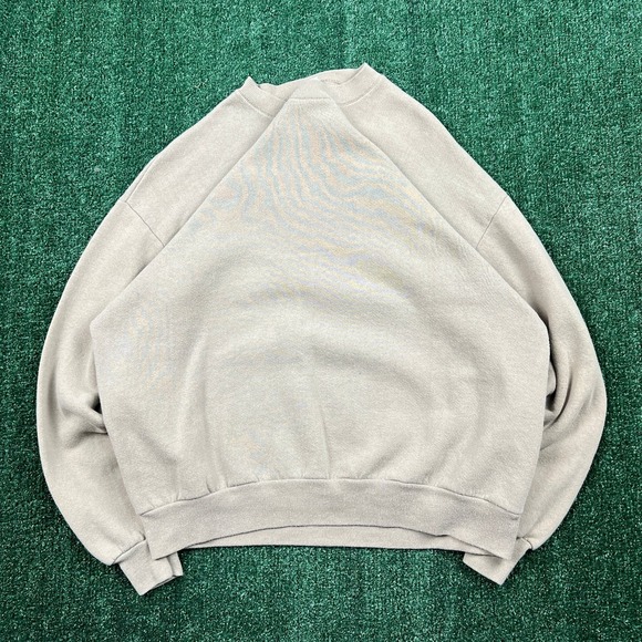 Jerzees Other - Vintage Jerzees Crewneck Sweatshirt Mens XL Beige Brown USA 50/50 Blank 90s